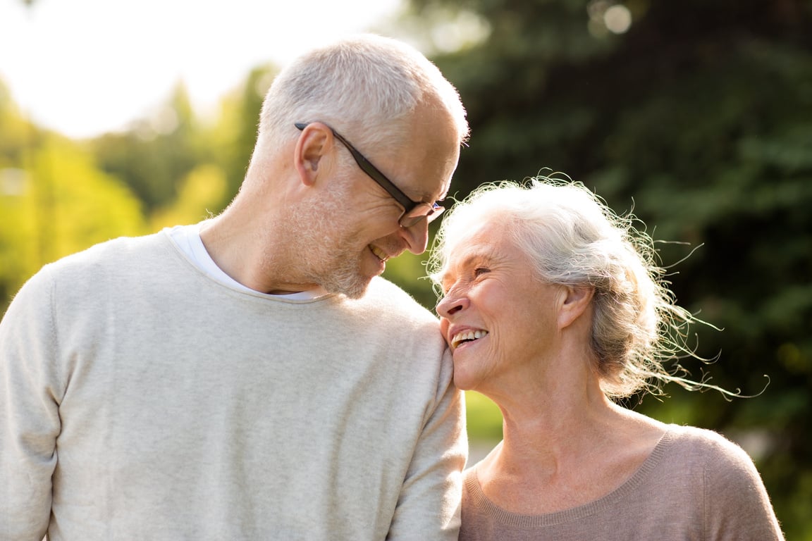 Senior Couple in the Park